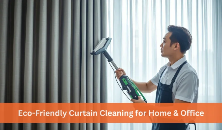 Eco-Friendly Curtain Cleaning