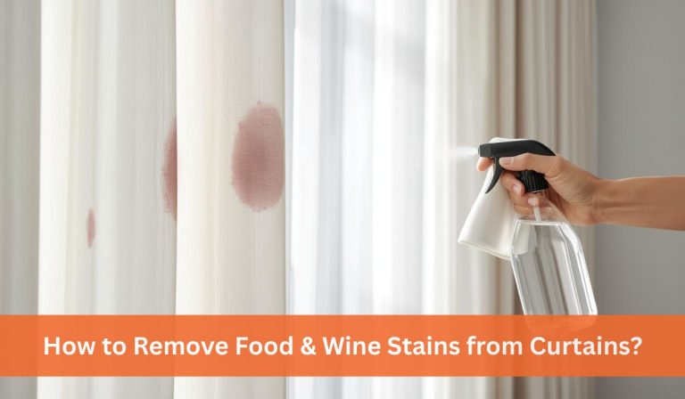 Remove Food & Wine Stains from Curtains