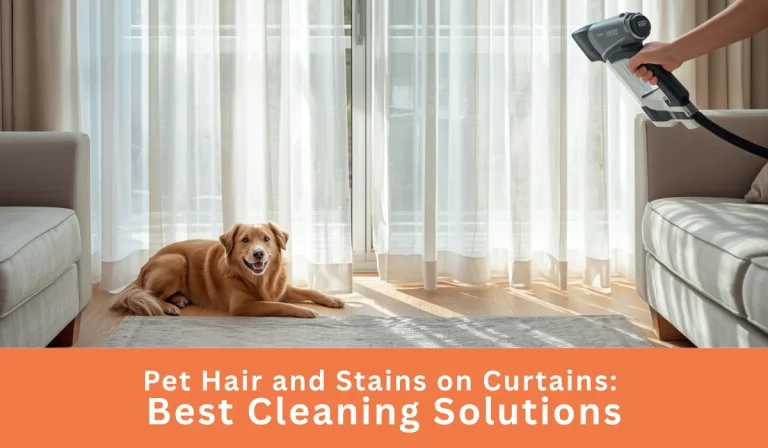 Pet Hair and Stains on Curtains
