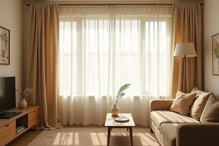 Before curtain cleaning