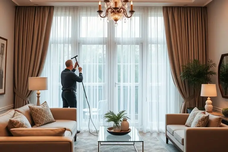 Residential Curtain Cleaning in Hamilton